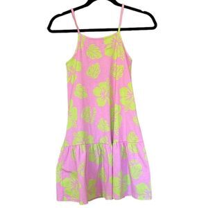 ZARA Kids Hawaii Aloha print Dress Size 7 🩷💚